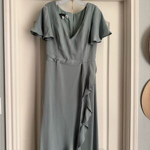Elegant Sage Green Bridesmaid Dress
